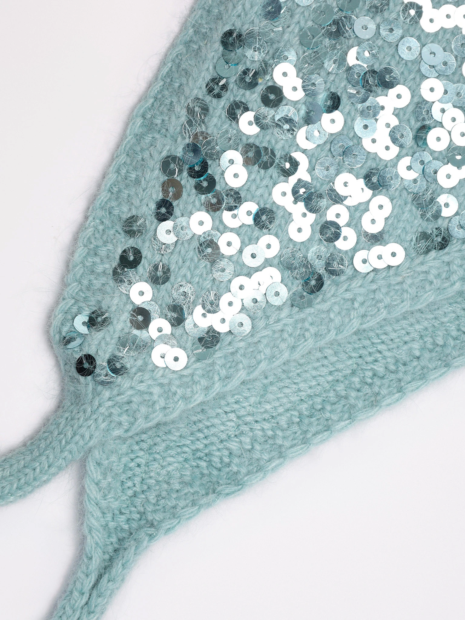 Шапка-косынка с пайетками в ассортименте